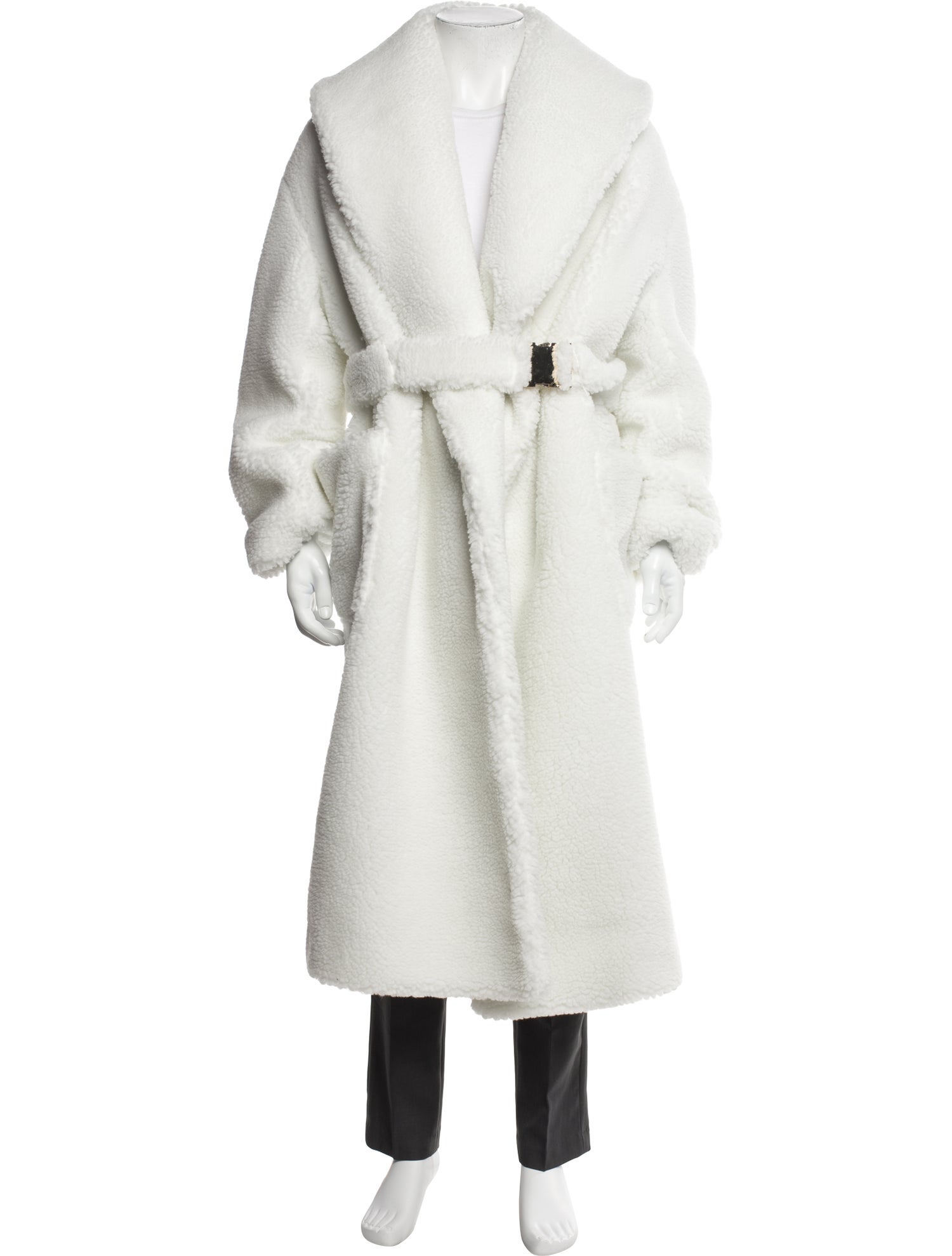 Casablanca 2022 Faux Fur Trim Robe