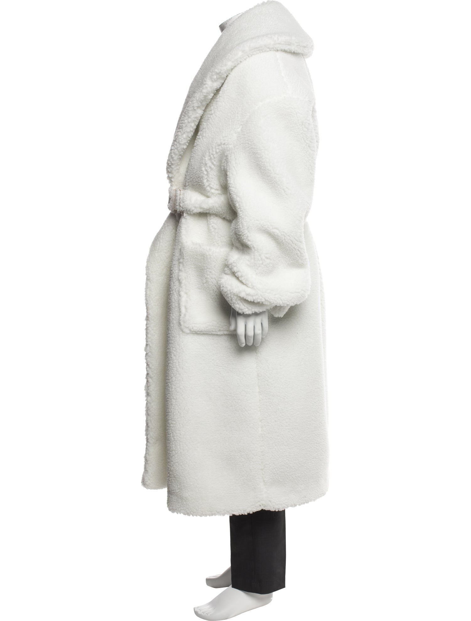 Casablanca 2022 Faux Fur Trim Robe