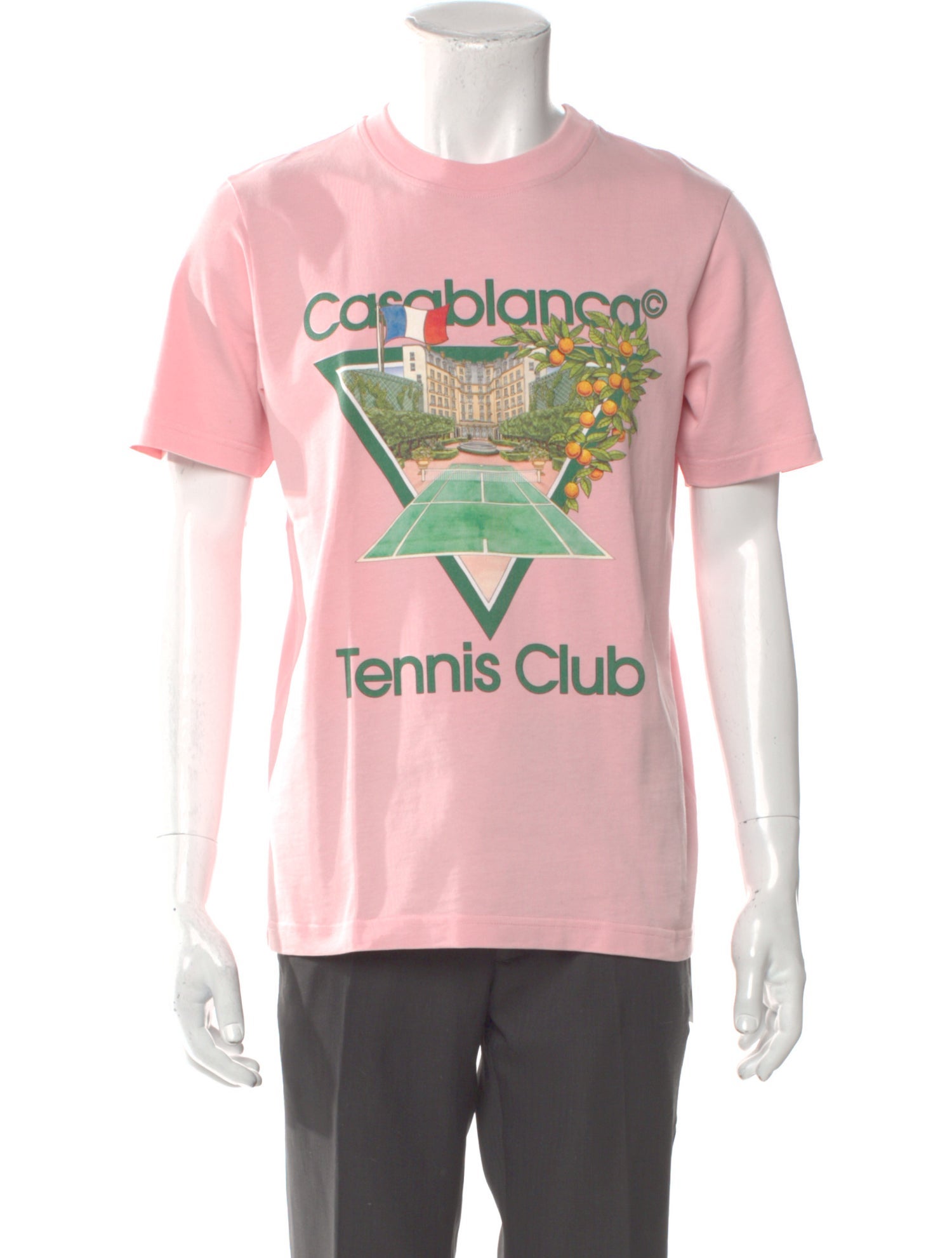 Casablanca Graphic Print Crew Neck T-Shirt