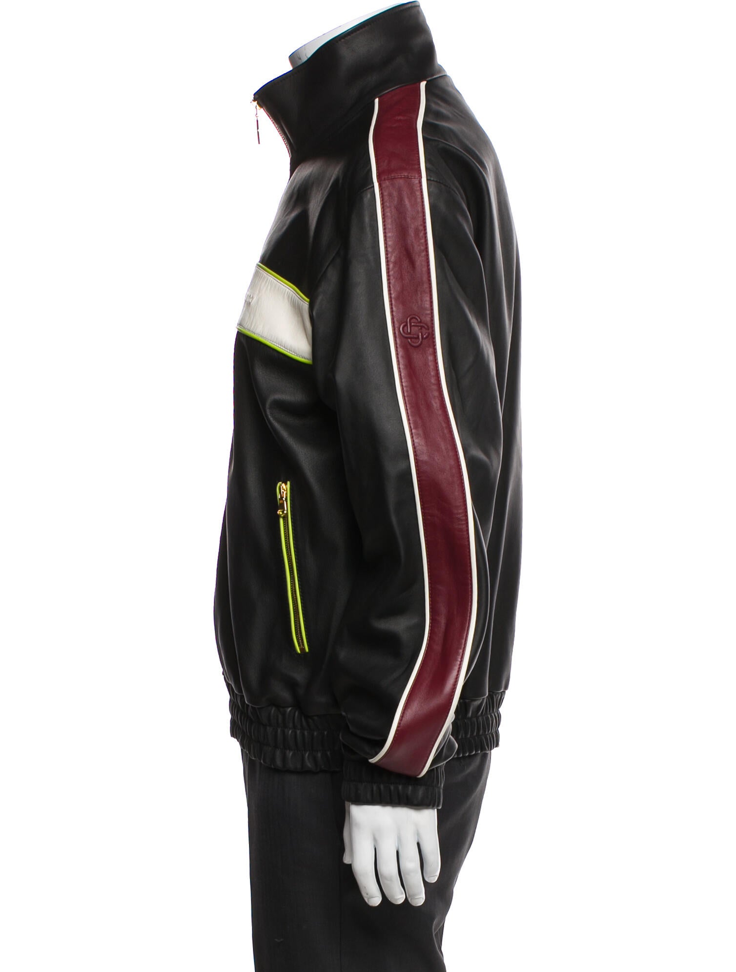 Casablanca 2026 Lamb Leather Windbreaker