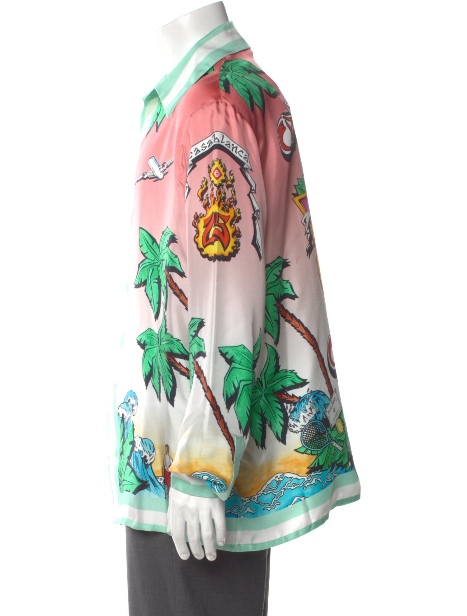 Casablanca 2025 Printed Shirt w/ Tags