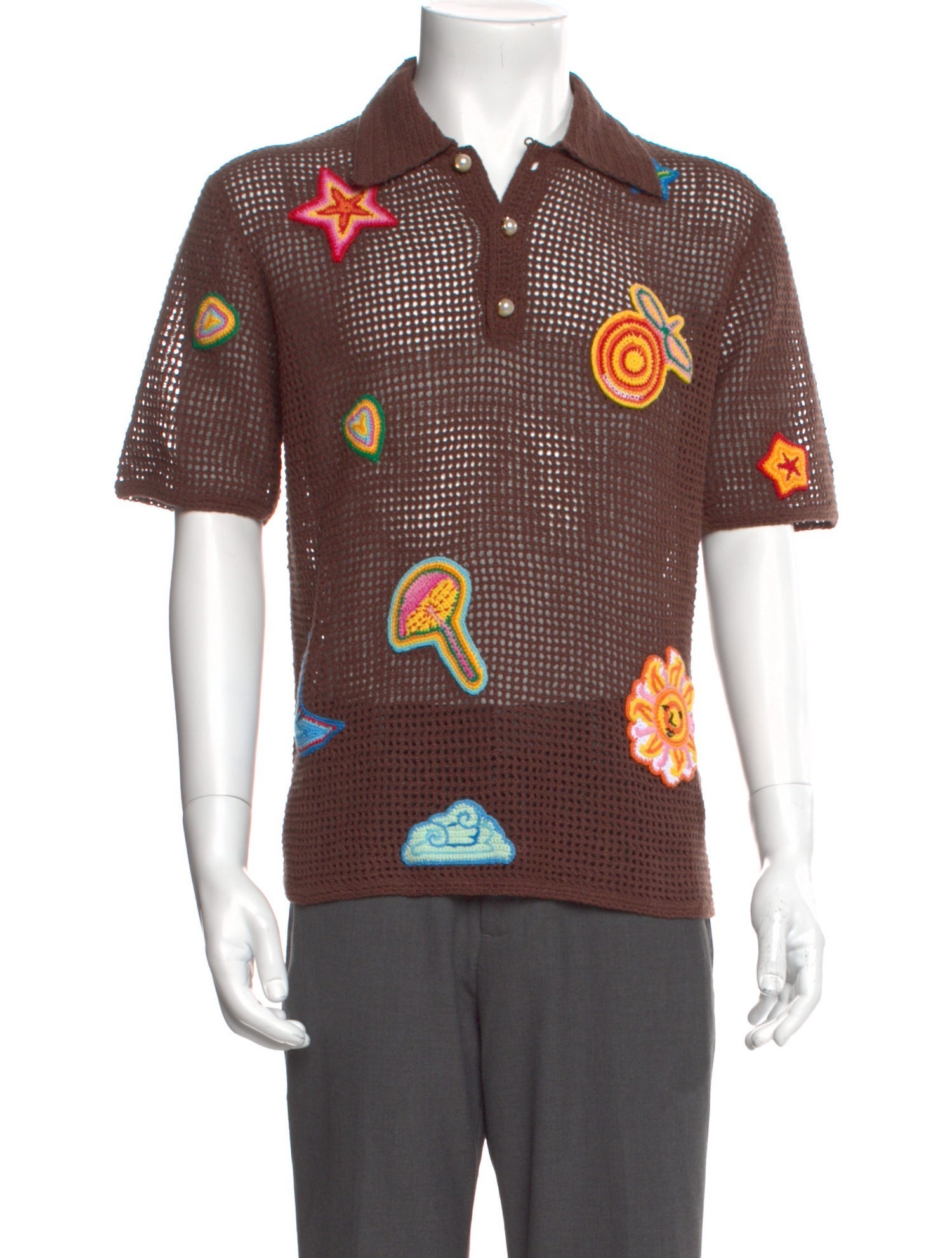 Casablanca 2025 Printed Polo Shirt w/ Tags