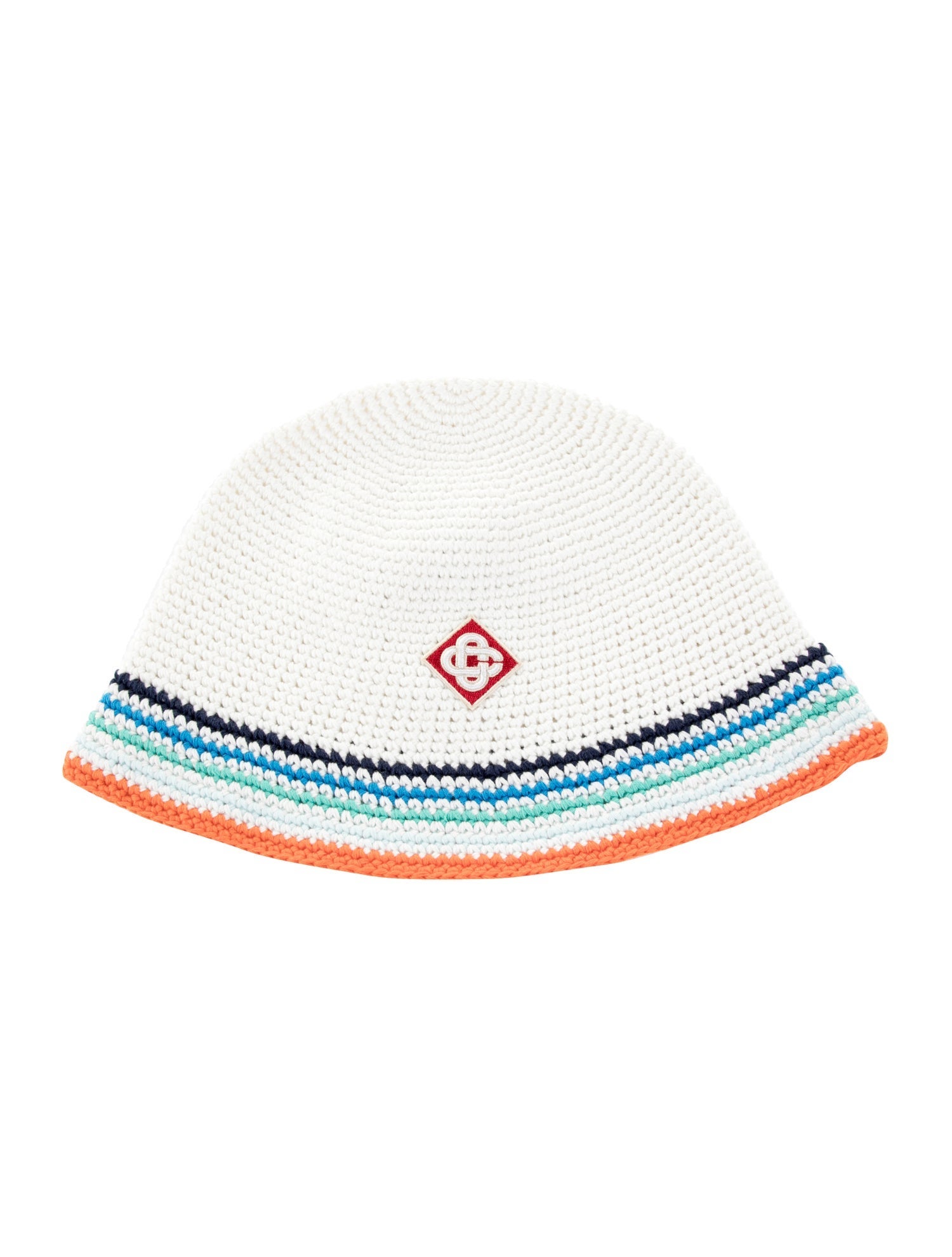 Casablanca Striped Crochet Hat w/Tags