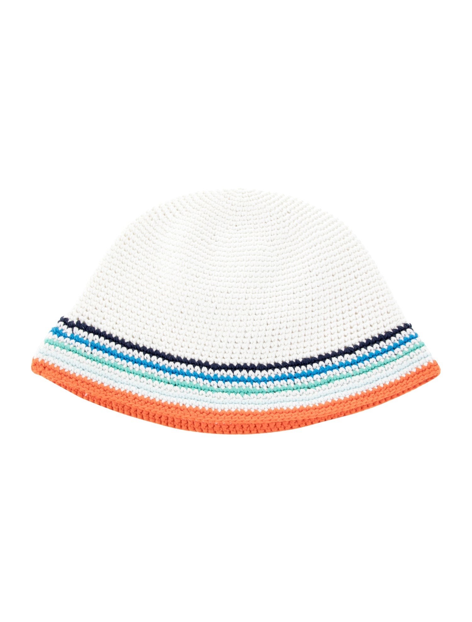 Casablanca Striped Crochet Hat w/Tags