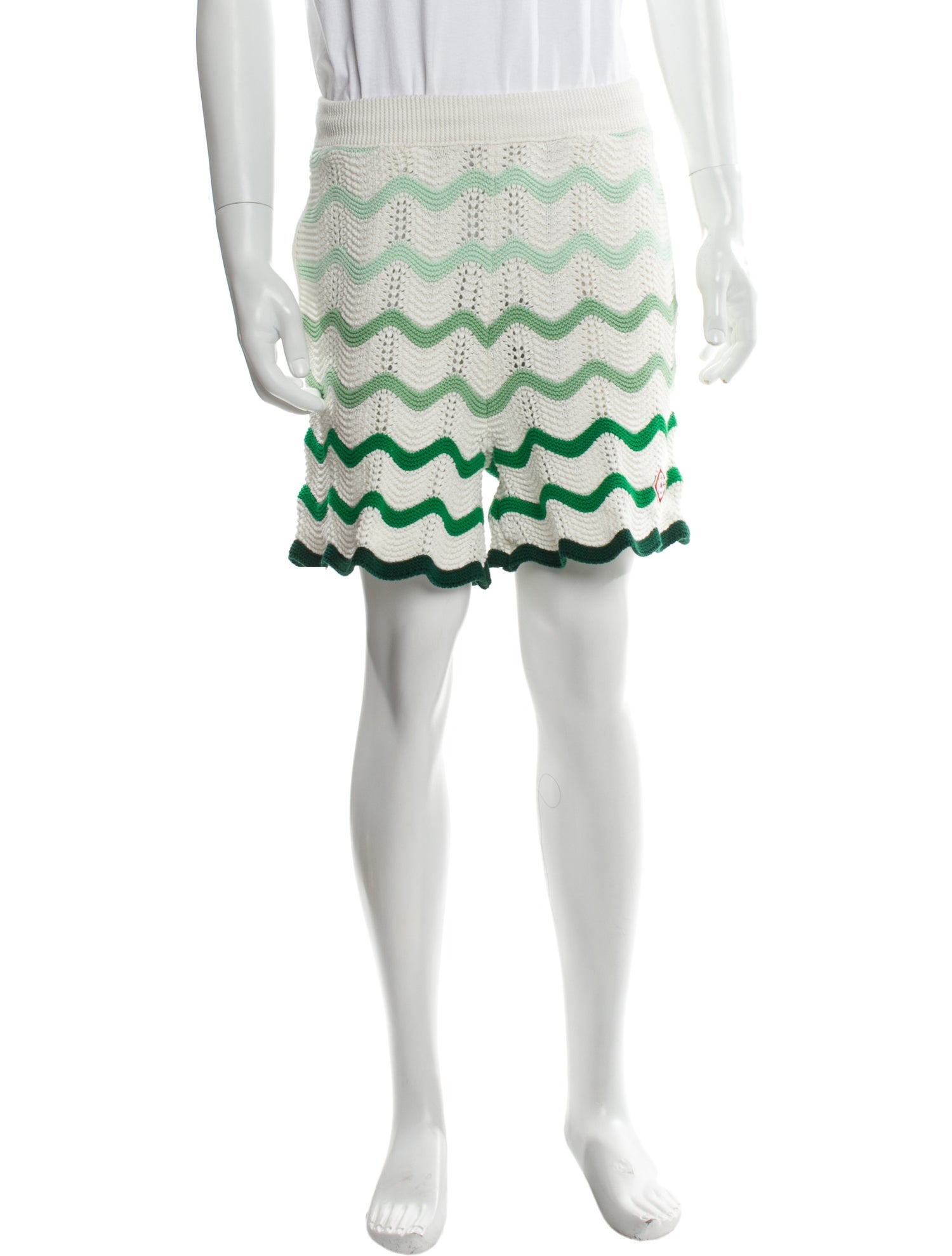 Casablanca Striped Athletic Shorts