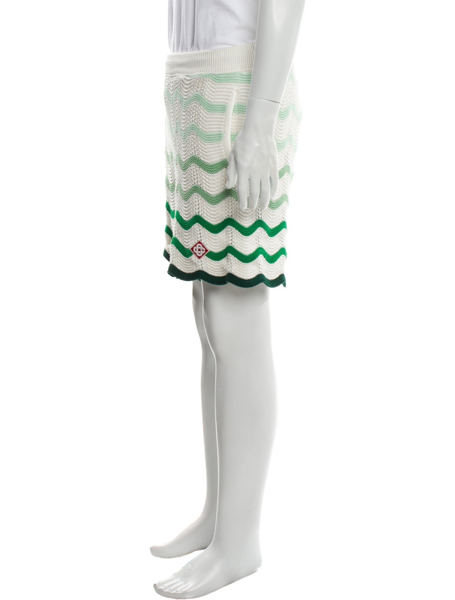 Casablanca Striped Athletic Shorts