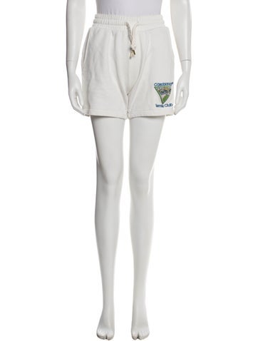 Pre-owned Casablanca Mini Shorts In White