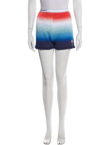 Pre-owned Casablanca Gradient Mini Shorts W/ Tags In Multi