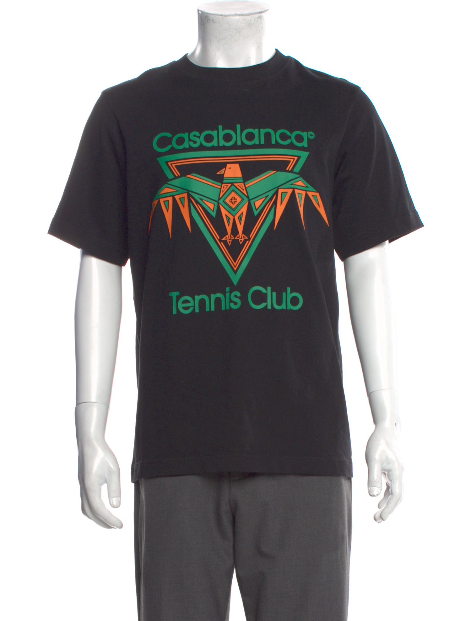 Casablanca Graphic Print Crew Neck T-Shirt