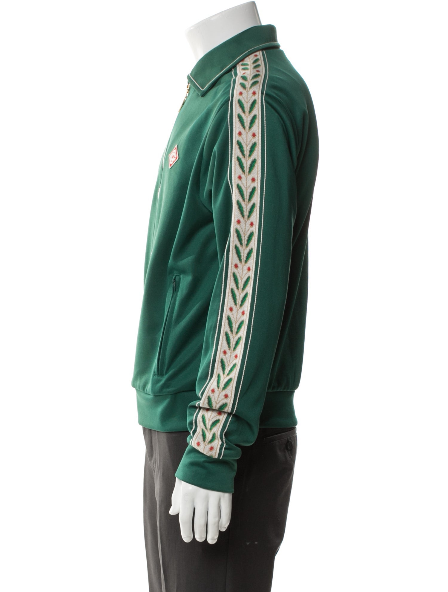 Casablanca Laurel Graphic Print Bomber Jacket