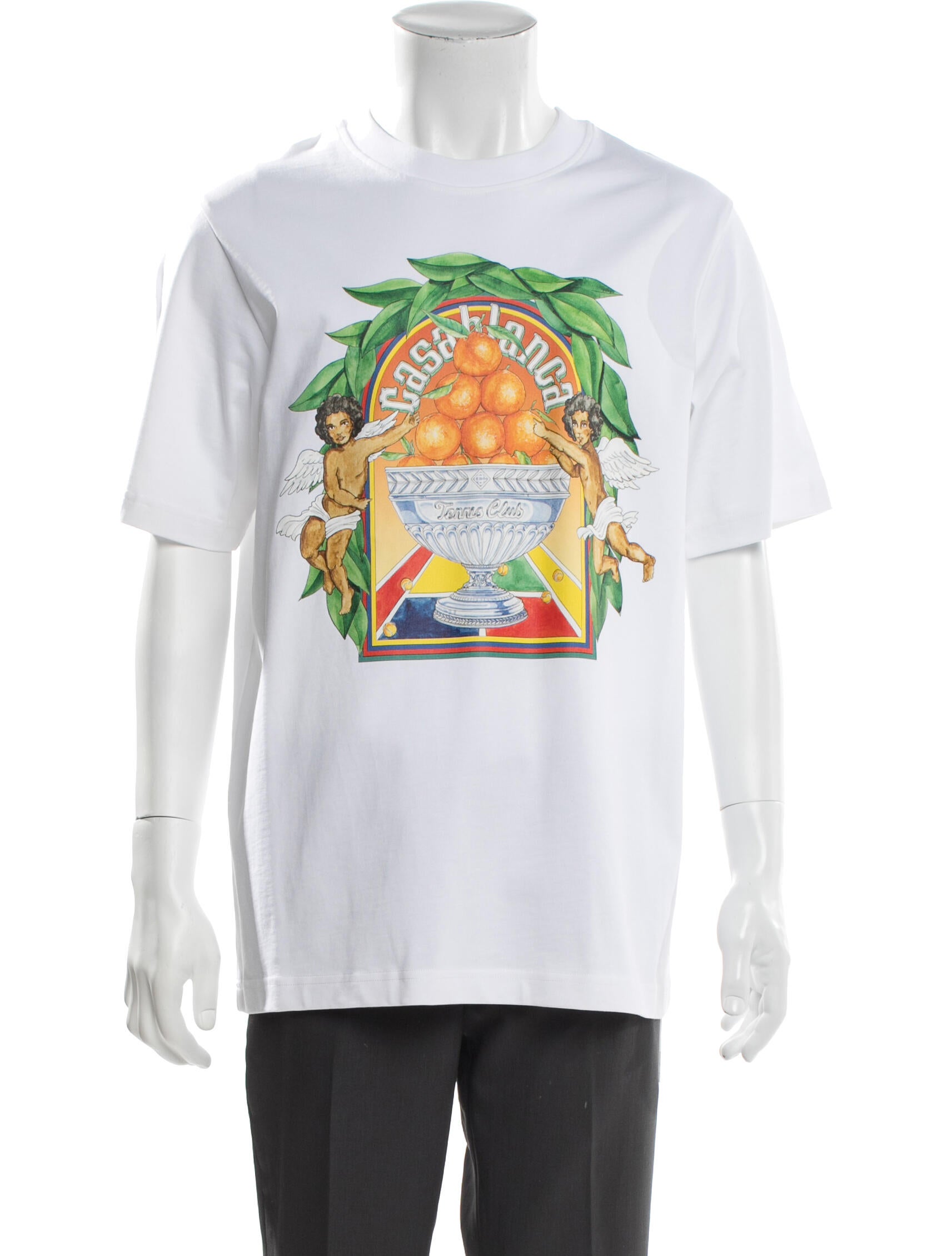 Casablanca Graphic Print Crew Neck T-Shirt w/ Tags