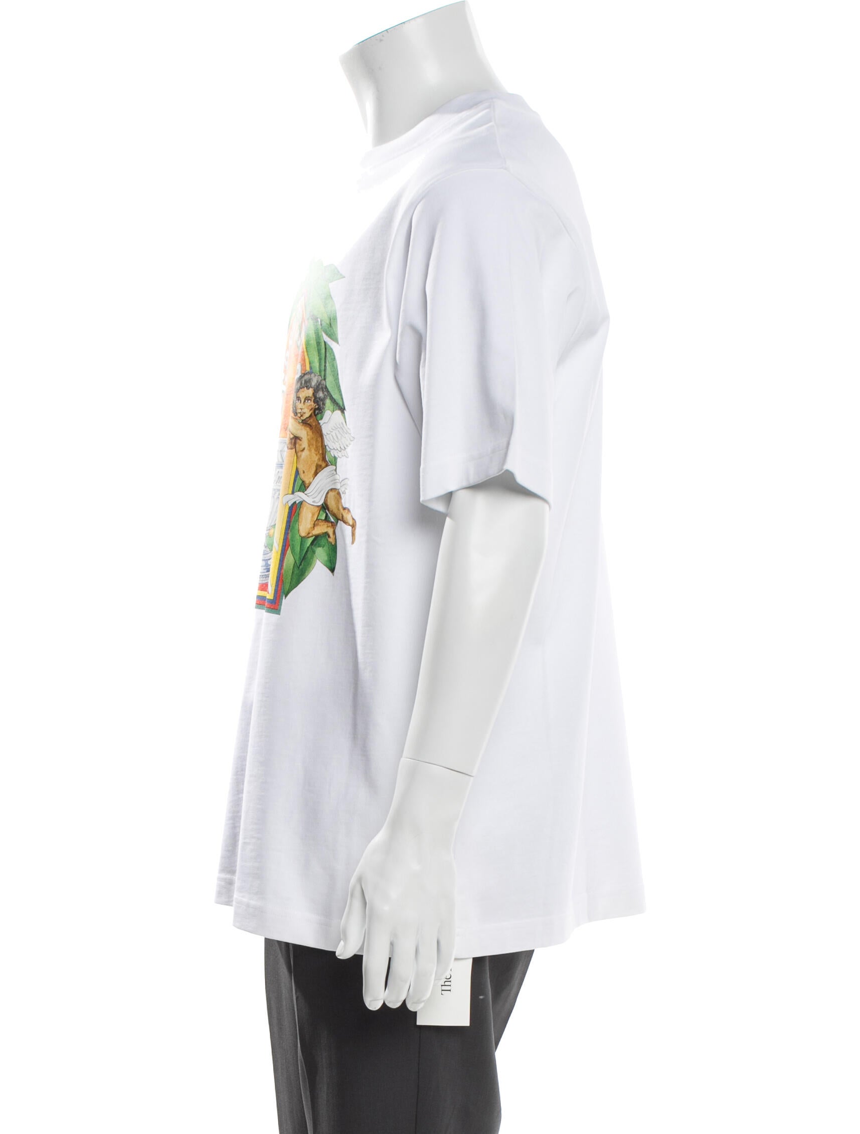 Casablanca Graphic Print Crew Neck T-Shirt w/ Tags
