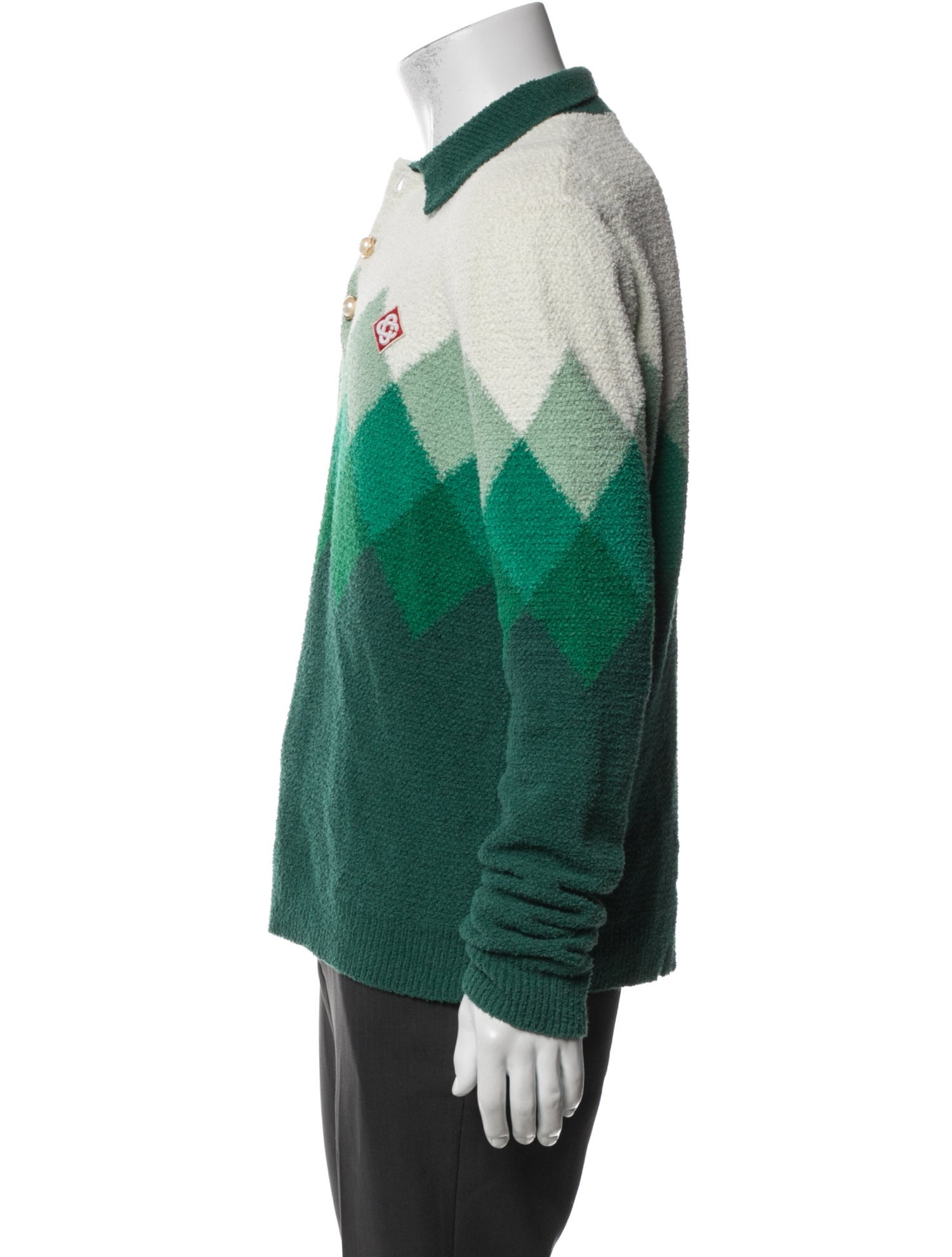 Casablanca 2021 Printed Polo Sweater