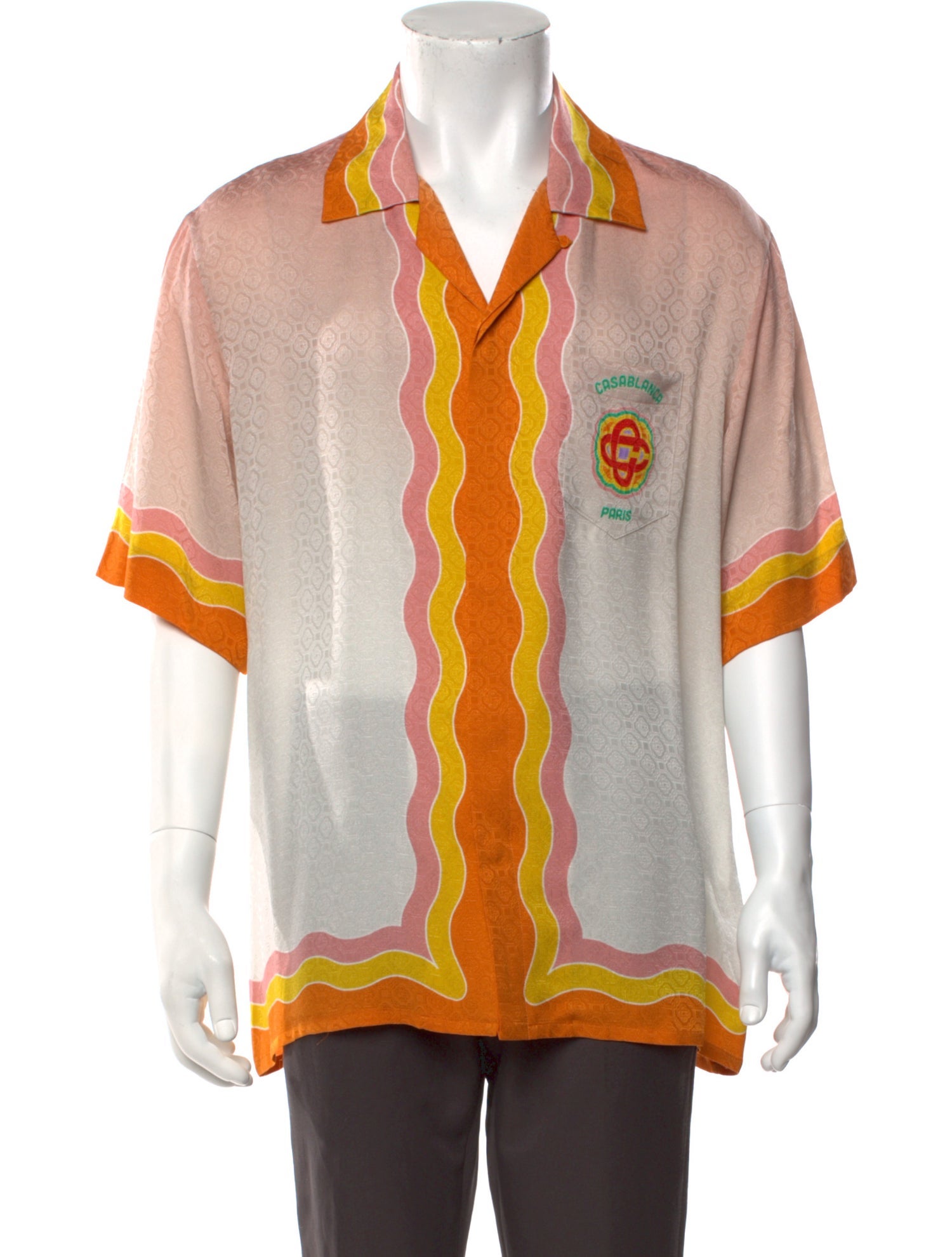 Casablanca Silk Patterned Shirt