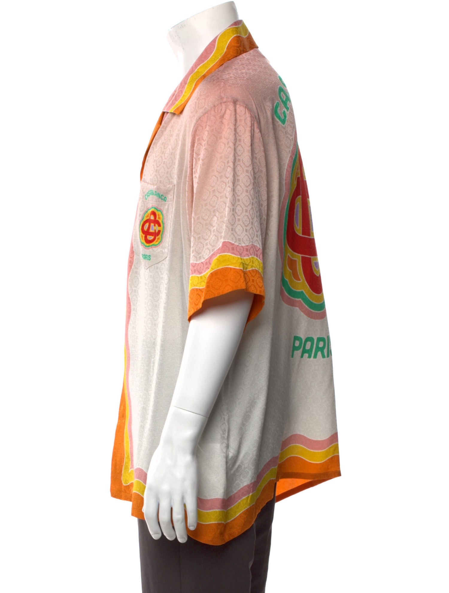 Casablanca Silk Patterned Shirt