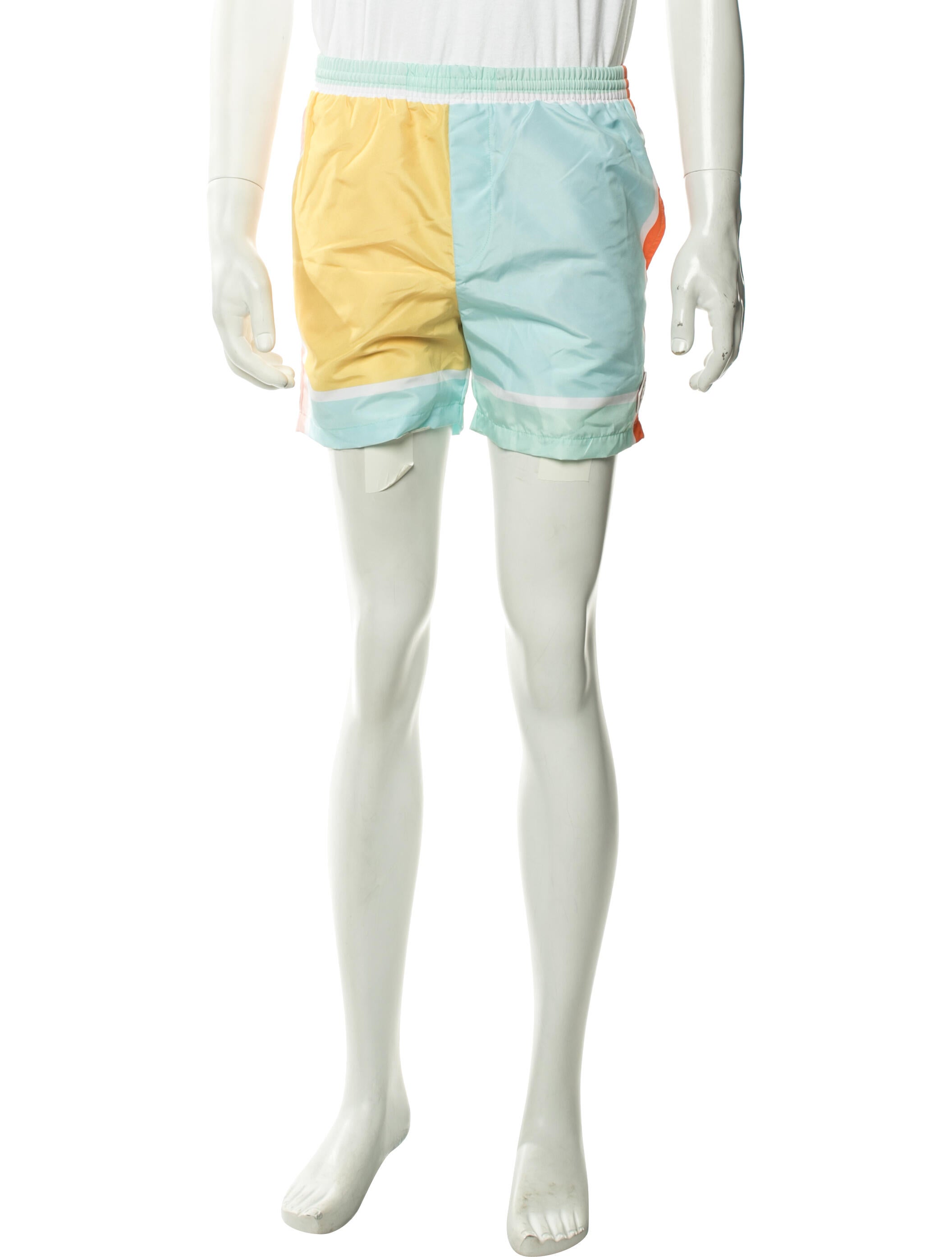 Casablanca Colorblock Pattern Swim Trunks w/ Tags