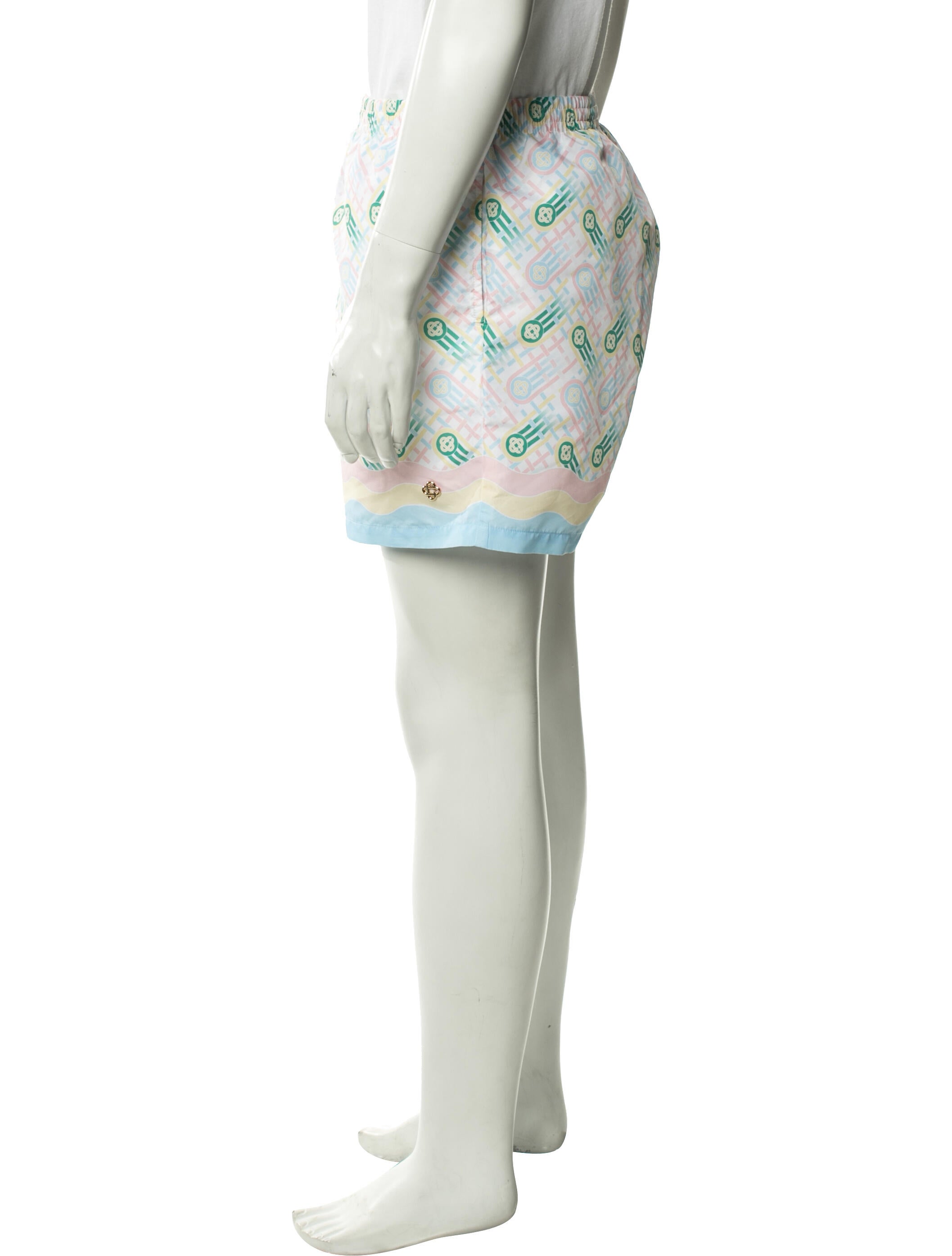 Casablanca Graphic Print Swim Trunks w/ Tags