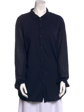 Casey Casey Long Sleeve Button-Up Top