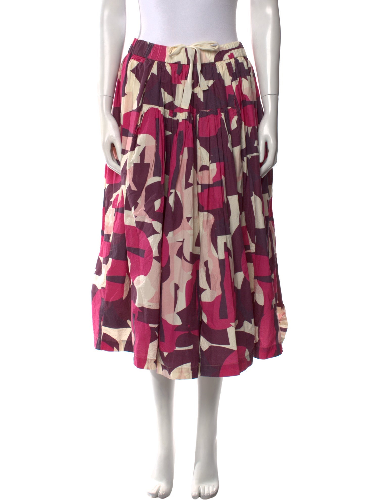 Casey Casey Printed Midi Length Skirt