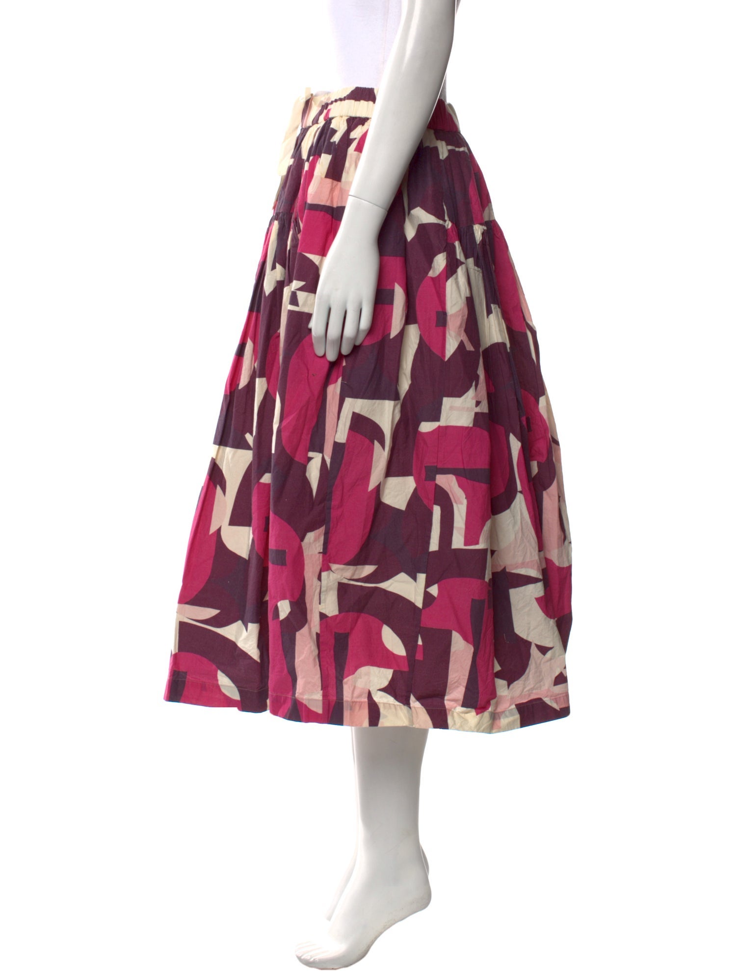 Casey Casey Printed Midi Length Skirt