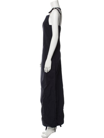 Casey Casey Linen Square Neckline Jumpsuit