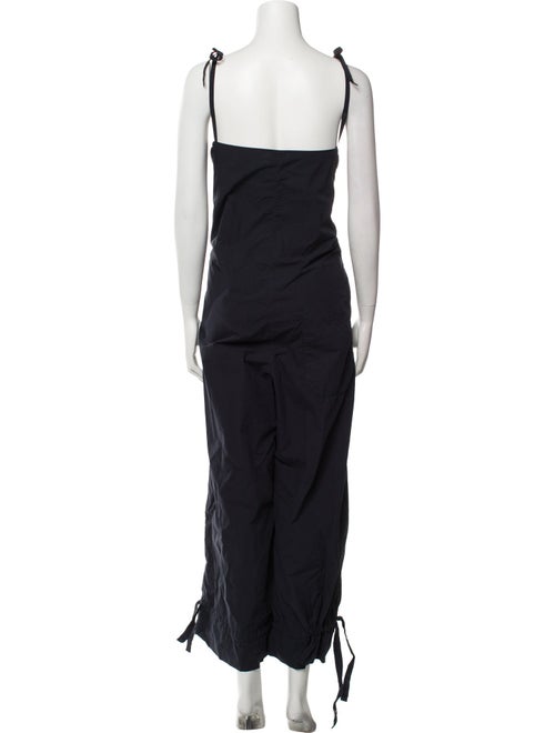 Casey Casey Linen Square Neckline Jumpsuit