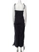 Casey Casey Linen Square Neckline Jumpsuit