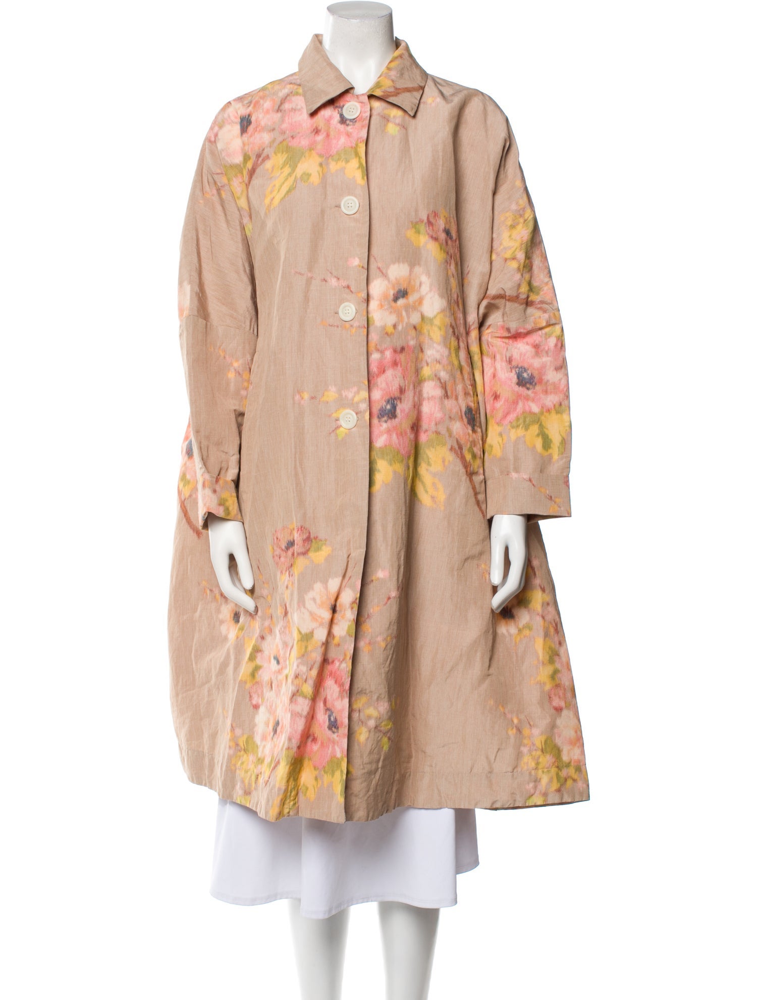Casey Casey Floral Print Coat