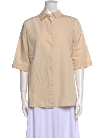 Casey Casey Short Sleeve Button-Up Top