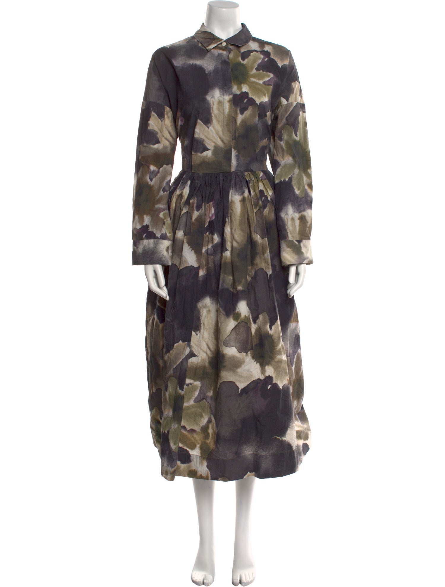 Casey Casey Floral Print Long Dress w/ Tags