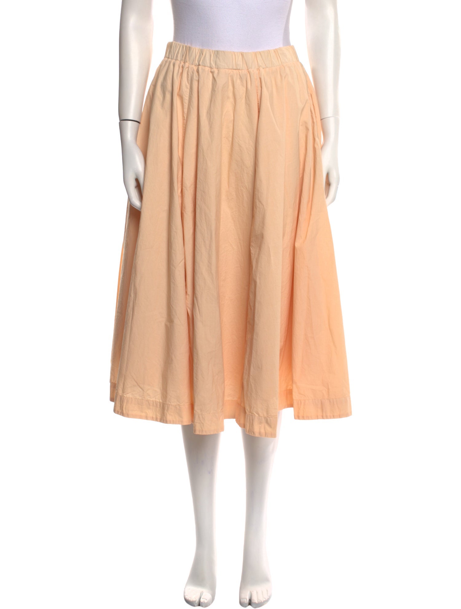 Casey Casey Pleated Accents Midi Length Skirt w/ Tags