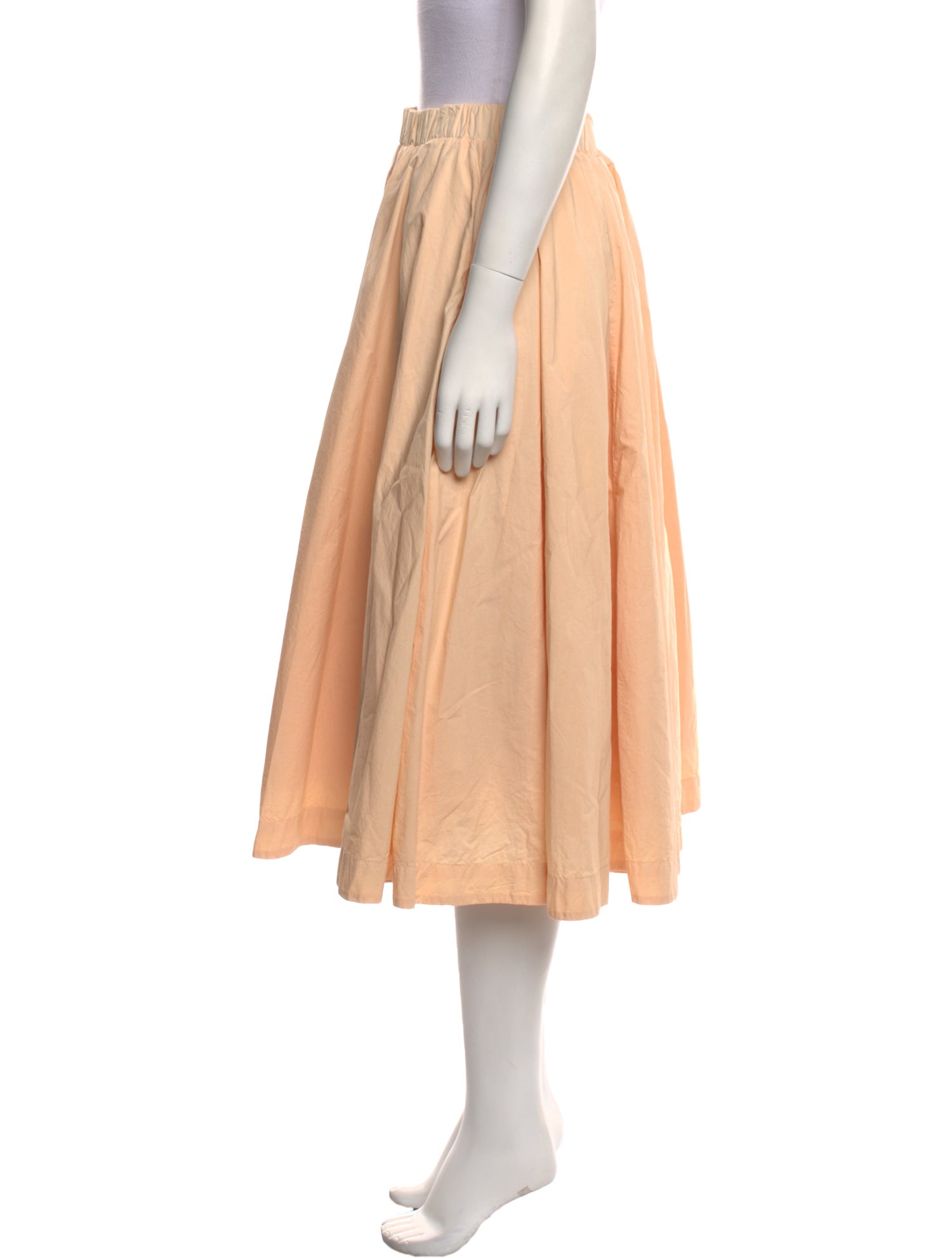 Casey Casey Pleated Accents Midi Length Skirt w/ Tags