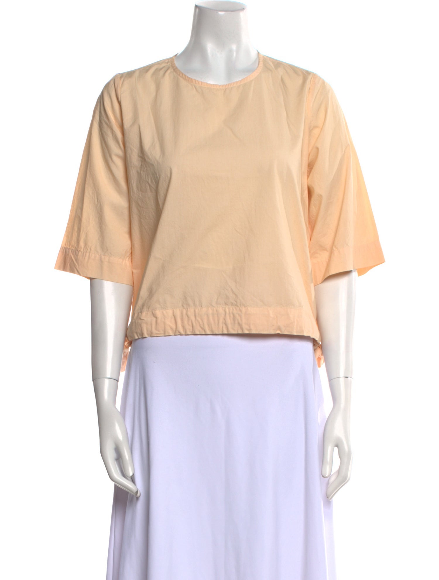 Casey Casey Crew Neck Short Sleeve Crop Top w/ Tags