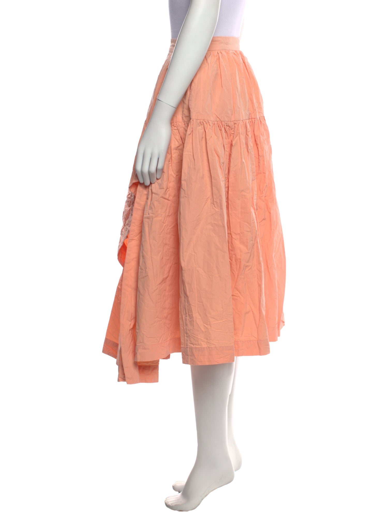 Casey Casey Ruffle Embellishment Midi Length Skirt w/ Tags