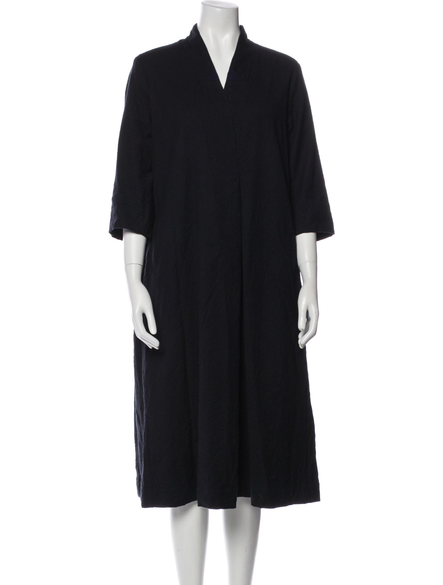 Casey Casey Wool Midi Length Dress
