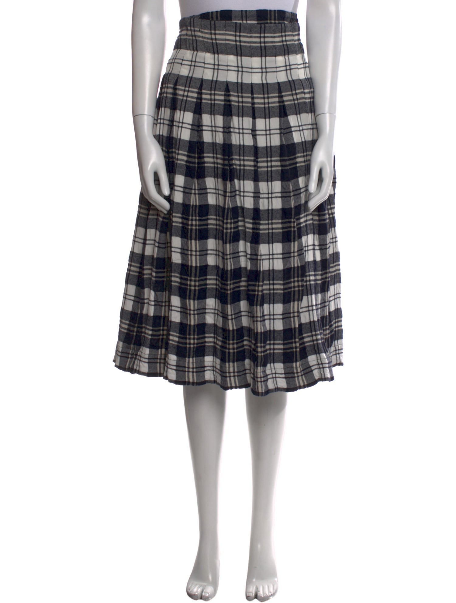 Casey Casey Wool Midi Length Skirt