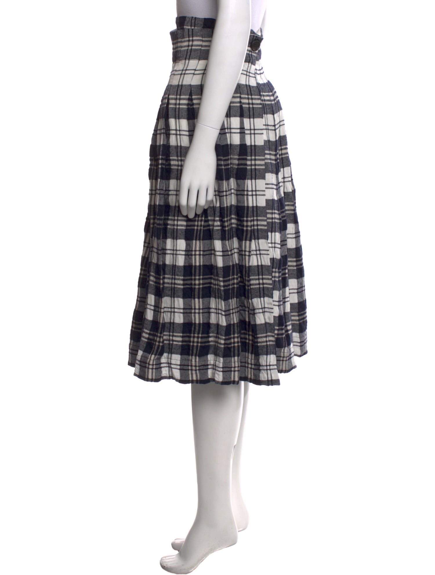 Casey Casey Wool Midi Length Skirt