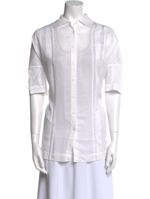 Casey Casey Short Sleeve Button-Up Top