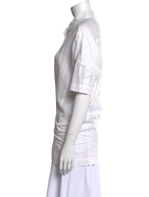 Casey Casey Short Sleeve Button-Up Top