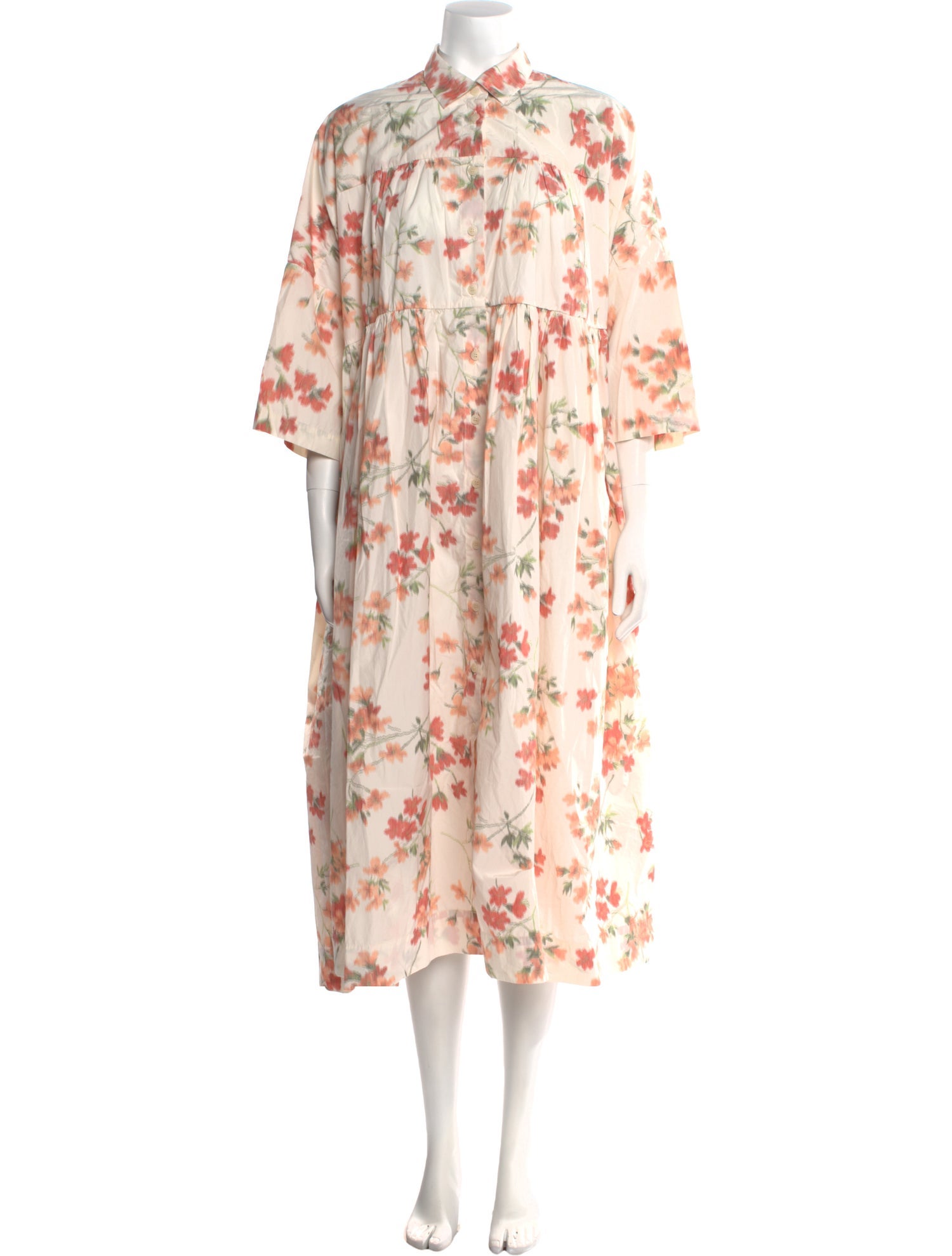 Casey Casey Floral Print Long Dress