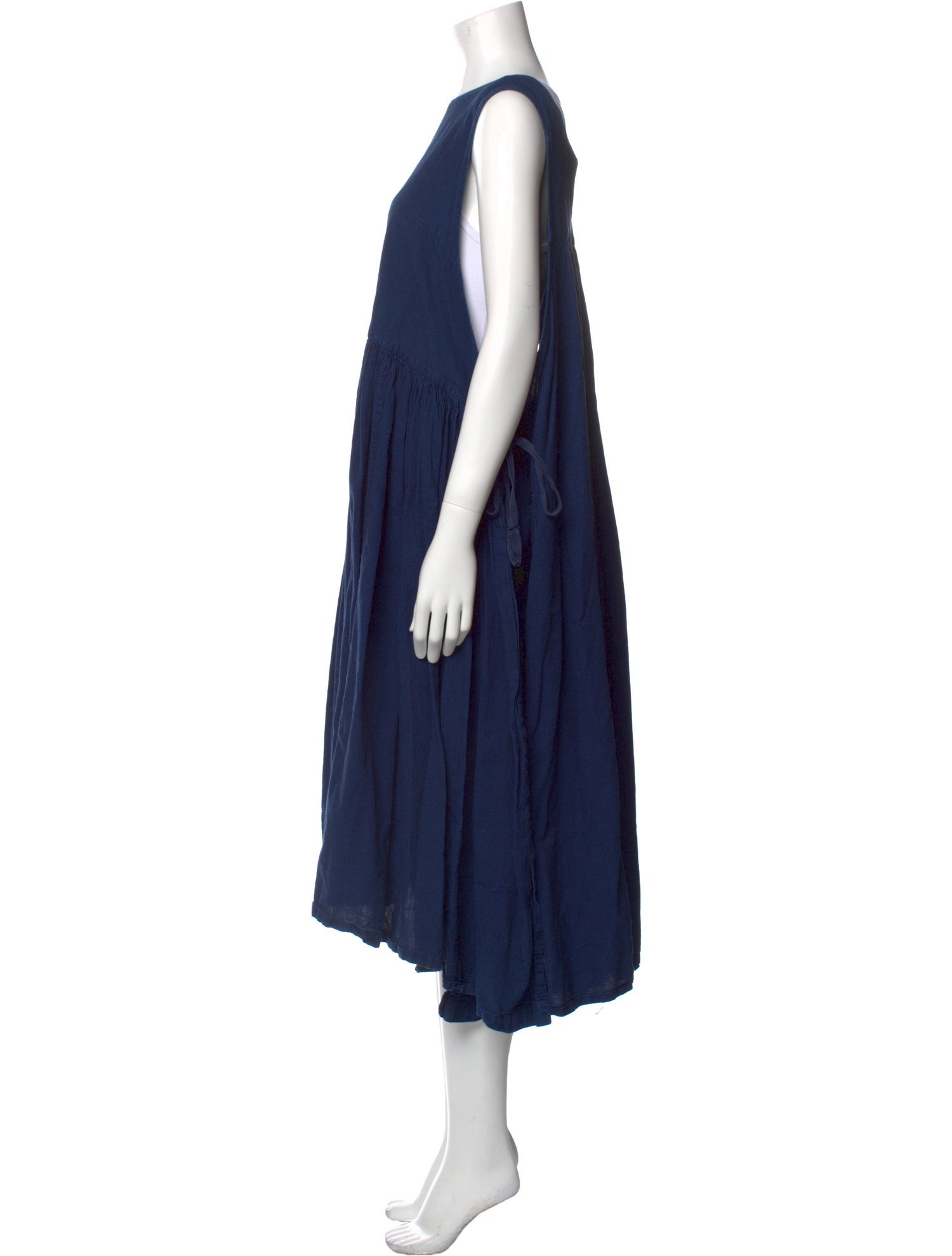 Casey Casey Crew Neck Midi Length Dress