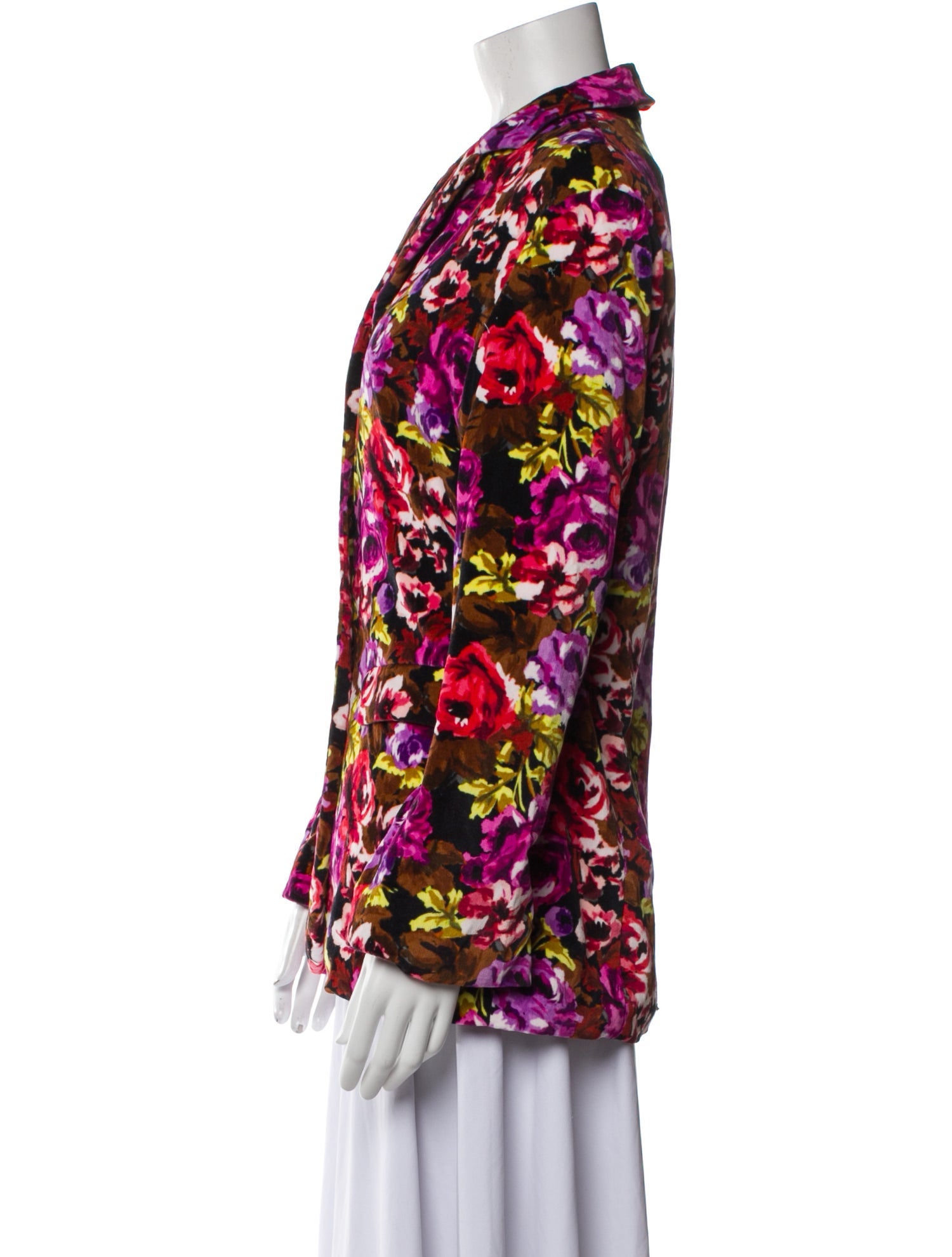 Casey Casey Floral Print Blazer