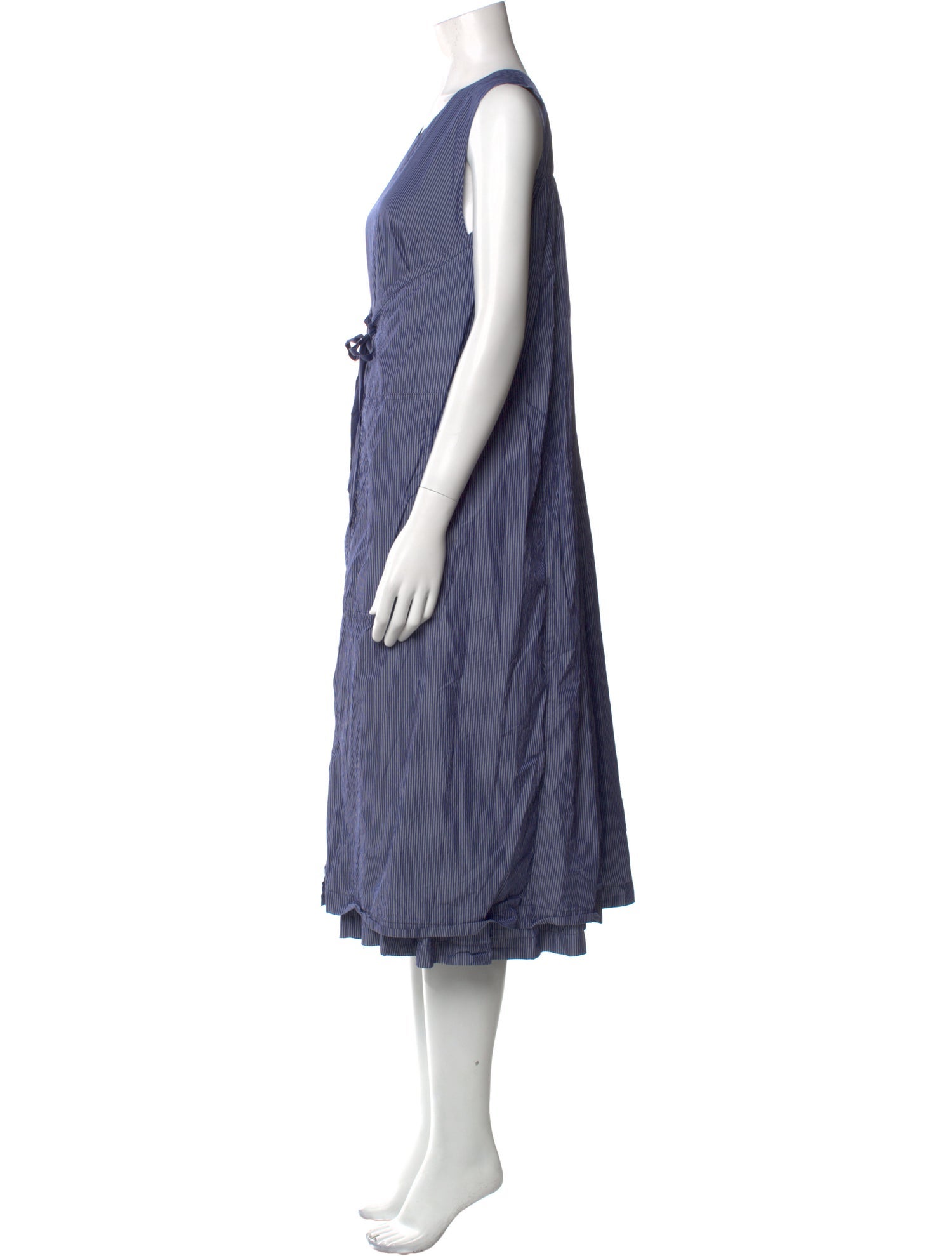 Casey Casey Crew Neck Midi Length Dress