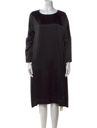 Casey Casey Bateau Neckline Midi Length Dress