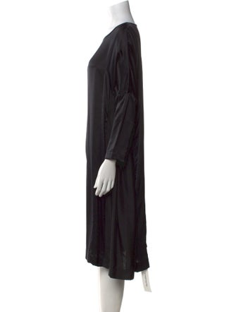 Casey Casey Bateau Neckline Midi Length Dress