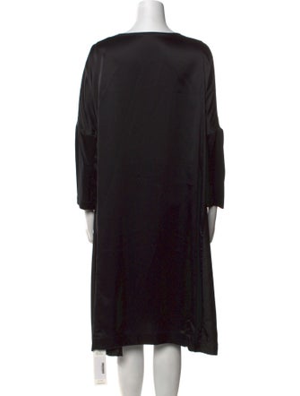 Casey Casey Bateau Neckline Midi Length Dress