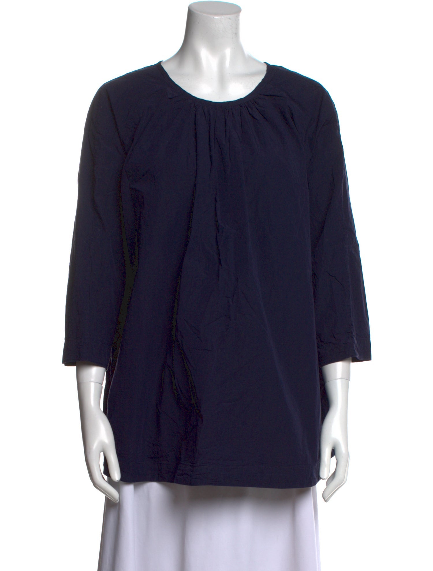 Casey Casey Scoop Neck Three-Quarter Sleeve Tunic