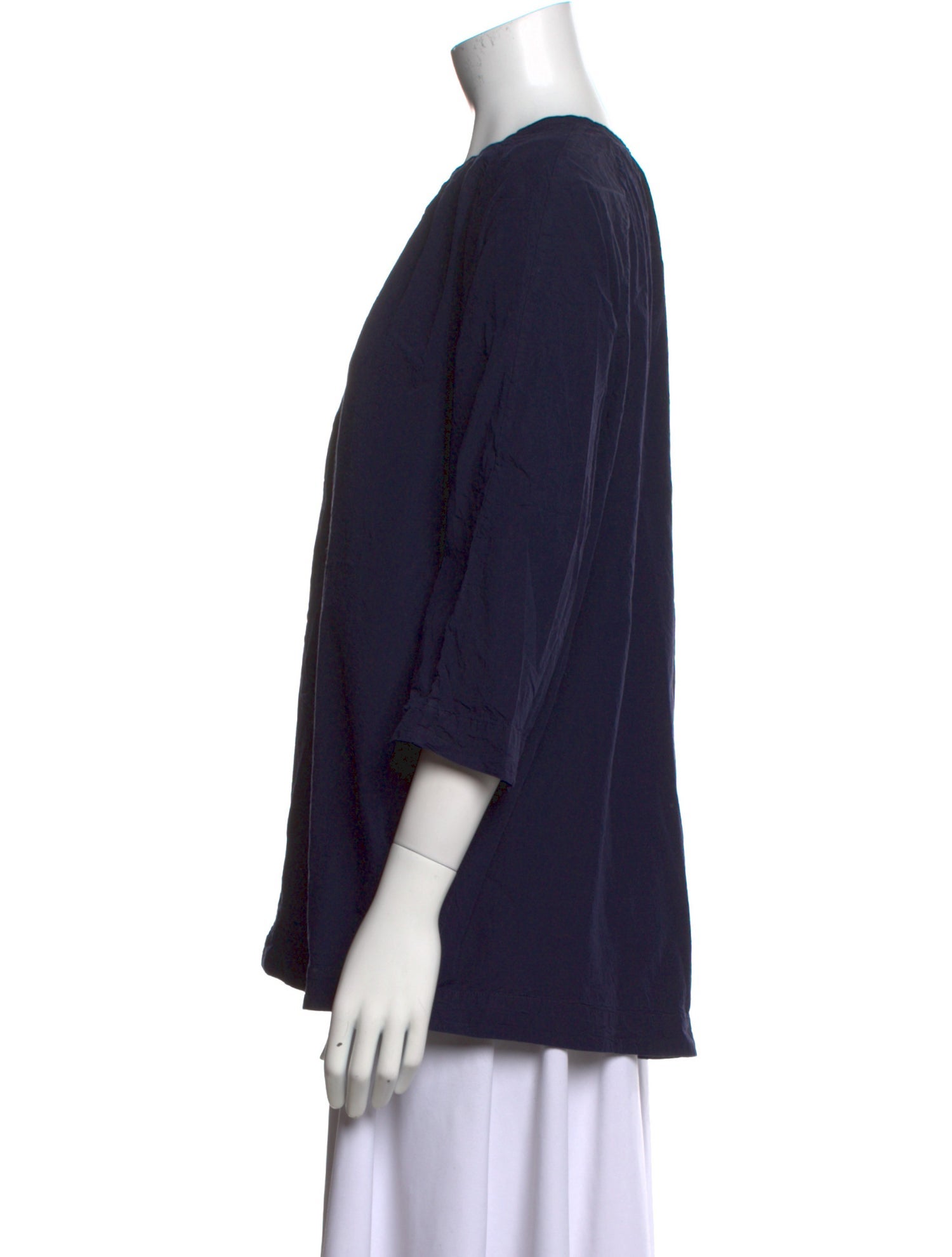 Casey Casey Scoop Neck Three-Quarter Sleeve Tunic