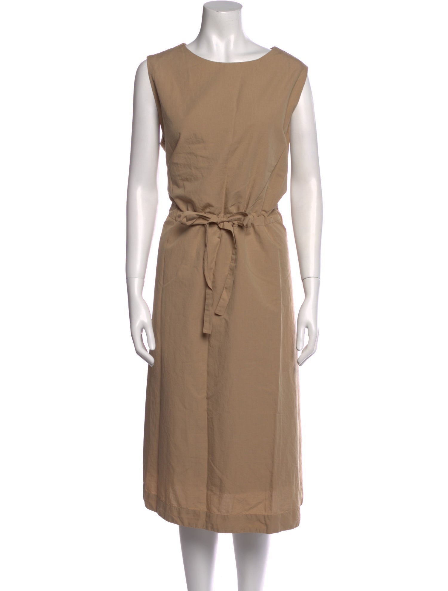 Casey Casey Bateau Neckline Midi Length Dress