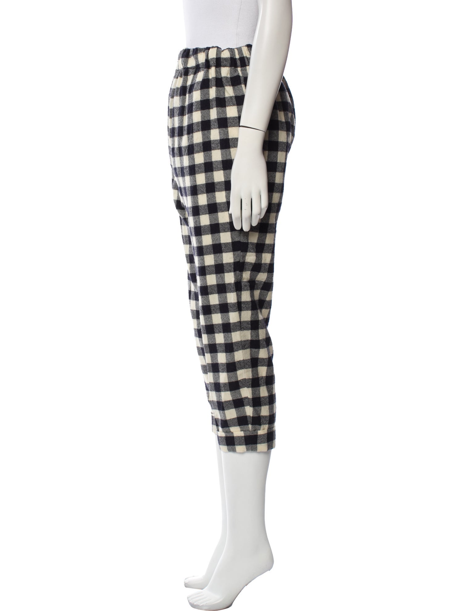 Casey Casey Plaid Print Pleated Accents Pajamas